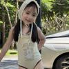 2025 Stylish Bunny Sling One-Piece Swimsuit for Girls - Adorable Summer Beachwear