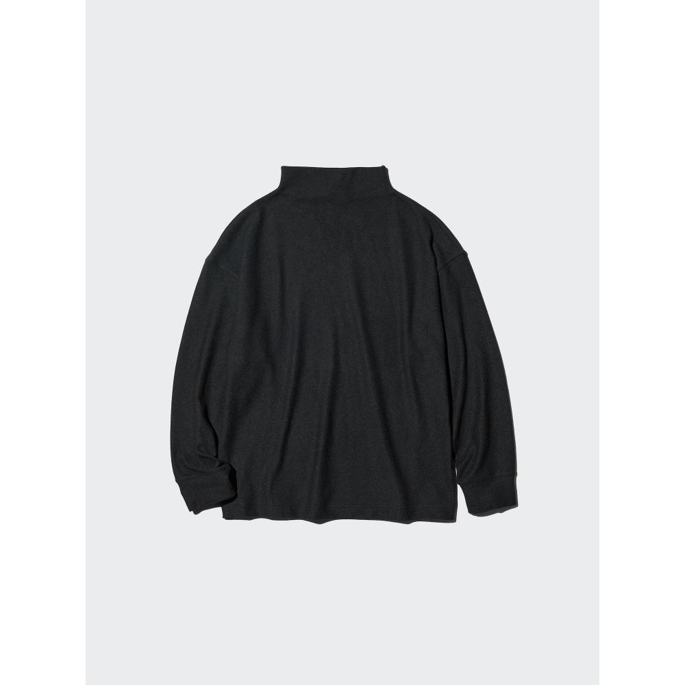 Uniqlo SofT KniT Fleece Mock Neck T