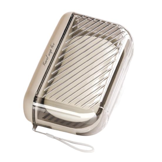 Yousheng Travel Soap Case with Lid Leakproof Soap Container with Drainage Layer Portable Bar Soap Holder for Camping Gym Bathroom Kitchen Dormitory