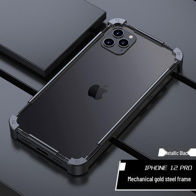 Compatible with iPhone 13/13 Mini/13 Pro Max and 12/12 Pro Max Metal Frame Cases.