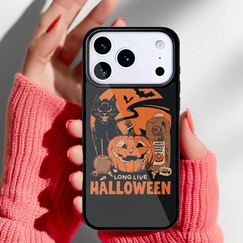 

Vintage Halloween Phone Case for iPhone 17 Air 16e 15 14 13 Pro Max Back Cover for 12 11 Pro Coque iPhone 16e