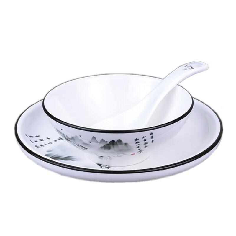 Süßes & Elegantes Bergfarben Chinesisches Keramik Geschirr Set