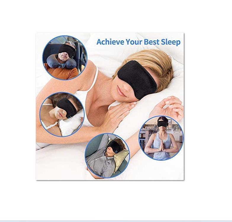 Bluetooth 5.4 Sleep Mask with Music and Call Features
