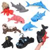 Figurină Animal Imprimată 3D Model cu Articulații Mobile Rechin Dragon Barbos Delfin Crabul Pustnic Dihor Raton Pește Râs Decor Acasă Cadou