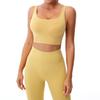 Nahtloses Damen-Yoga-Set mit hoher Taille