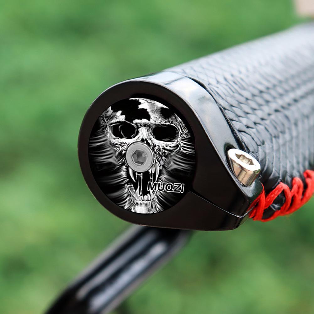 2Pcs Bike Handlebar End Plugs Lightweight MTB Bike Handlebar Grips Plugs Caps Bicycle Handlebar Grip Cover Bicycle Accessories