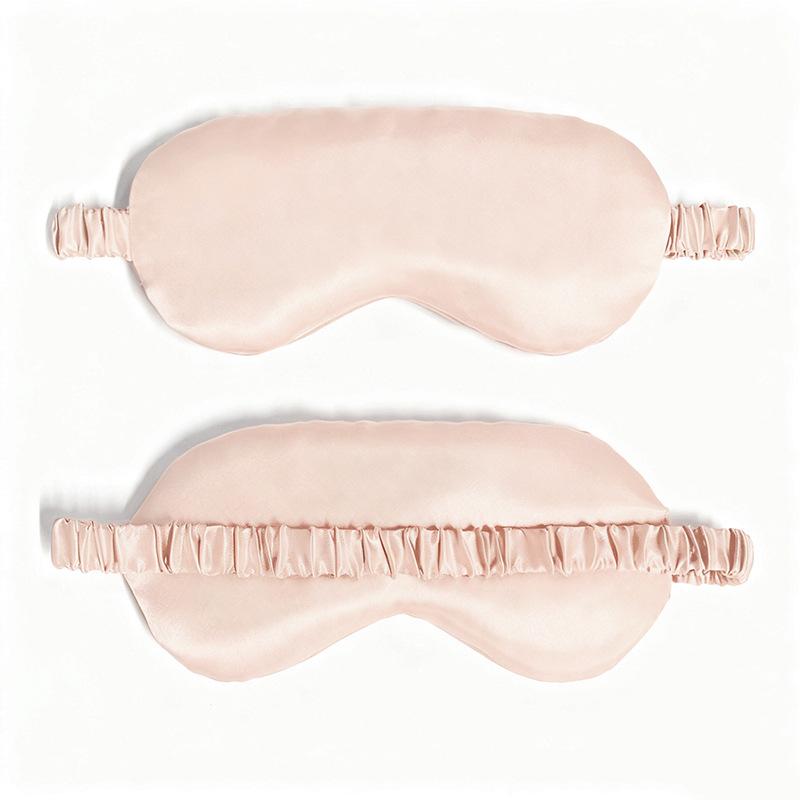 Eye Mask Satin Sleep Blackout Blindfold Soft Comfortable Travel Sleeping Mask Women Men Adjustable Elastic Band Eye Cover