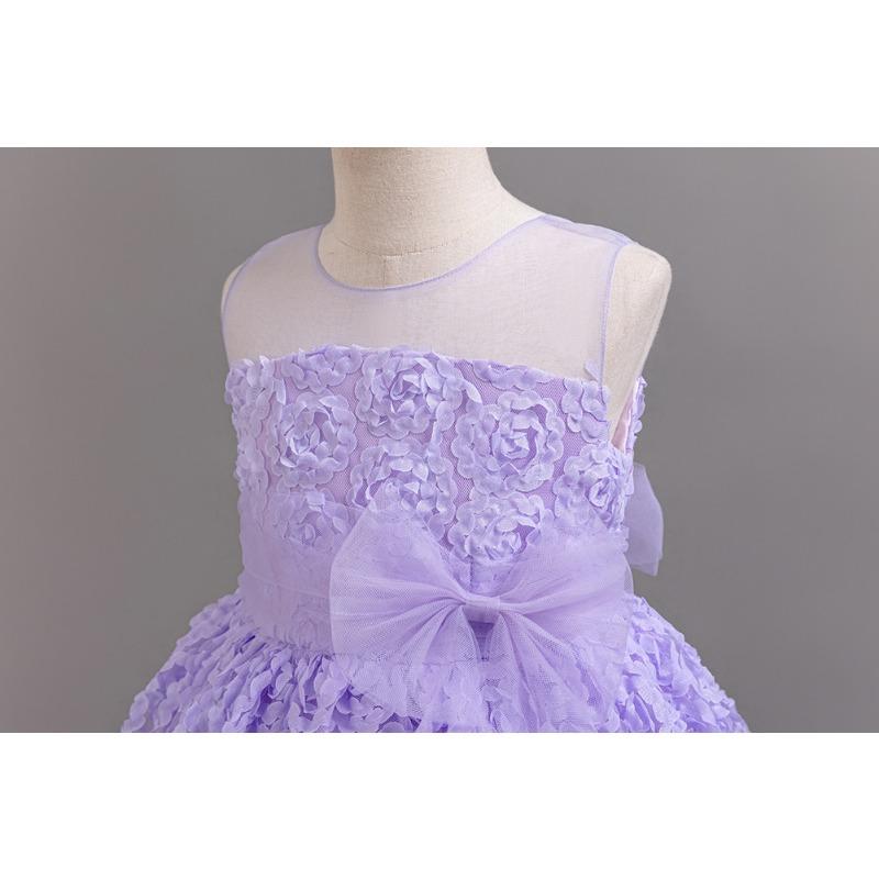 Girls Princess Tutu Dress Flower Girl Party Performance Dress