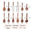 Abay Teak 12-Piece Non-Stick Cooking Utensil Set