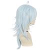 Perucă lungă albastru deschis Cosplay Anime Kemono Jihen Akira Costum Peruci de petrecere din păr sintetic rezistent la căldură