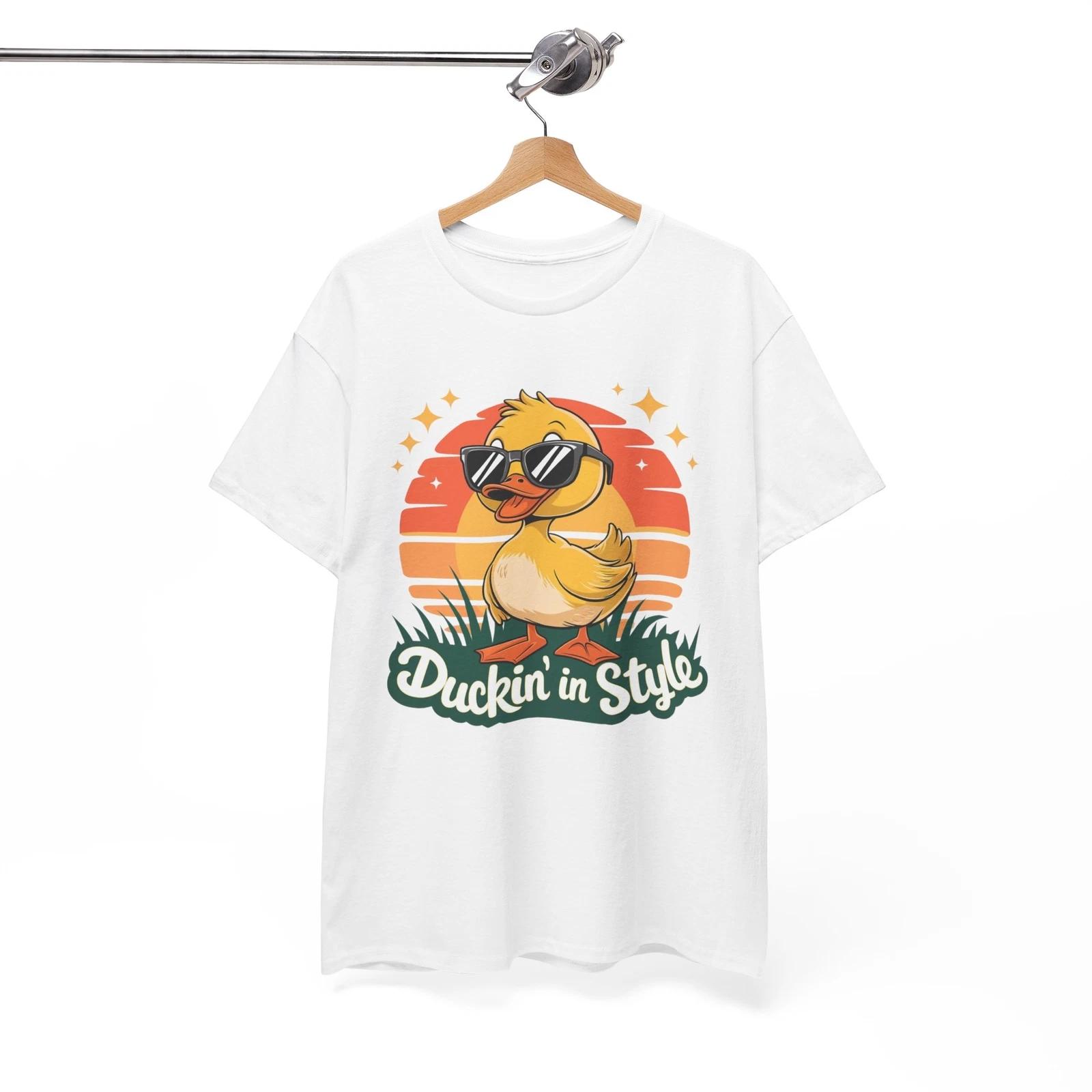 Sarcastic Duck T-Shirt - Trendy Ducky Graphic Tee for Cool Looks 4XL