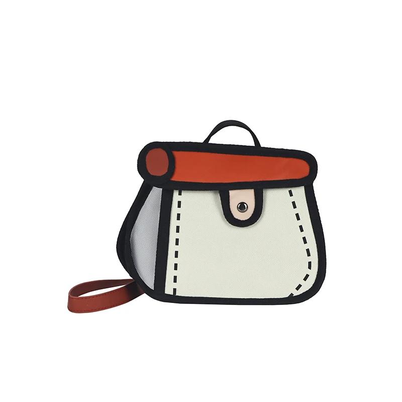 POLYESTER 2D Polyester Square Shoulder Bags Cute Color Matching Women's Bags Sale 2026 Brand Casual Design Sense Handbags