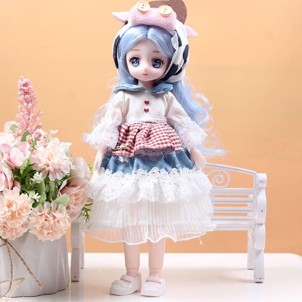 

Многофункциональная кукла BJD с одеждой, съемные шарниры, 30 см, куклы 1/6, привлекательные глаза, красочная игрушка