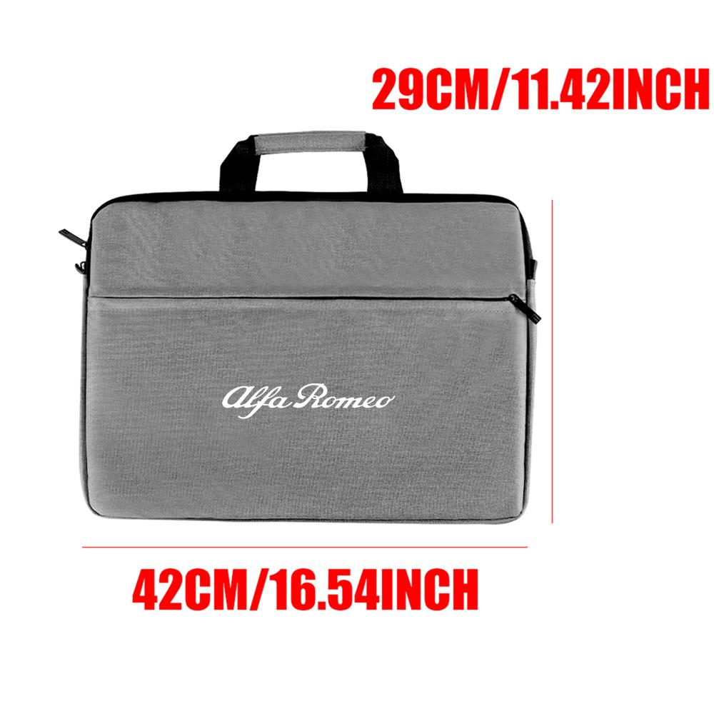 YYCE3 16 Inch Laptop Tas Sleeve Hoes Schouder Handtas Notebook Pouch Aktetassen Voor Alfa Romeo Giulia Sportiva MiTo Giulietta 156 159