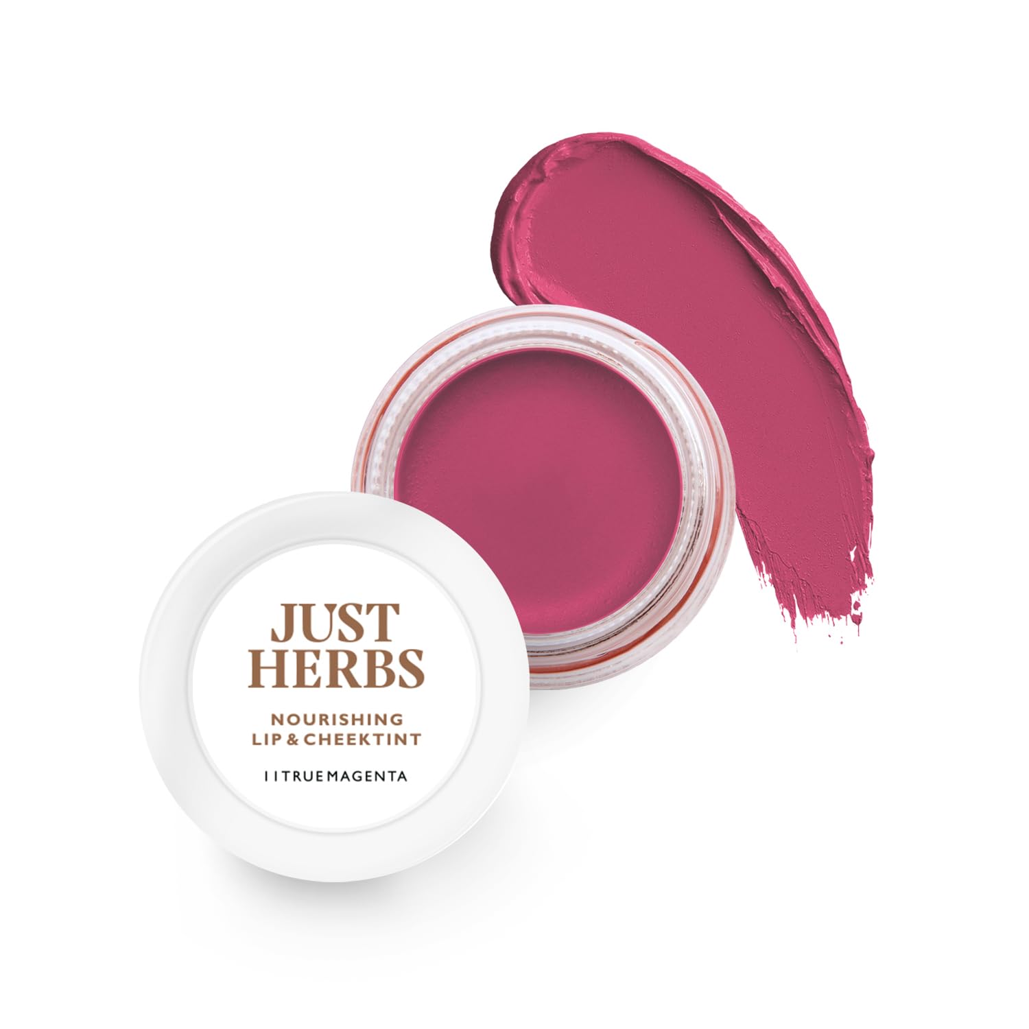 Just Herbs Lip and Cheek Tint Blush | Lip Tint & Stain for Women | Organic, Herbal & Natural Lip and Cheek Tint | Paraben Free Lip Tint | Long-la