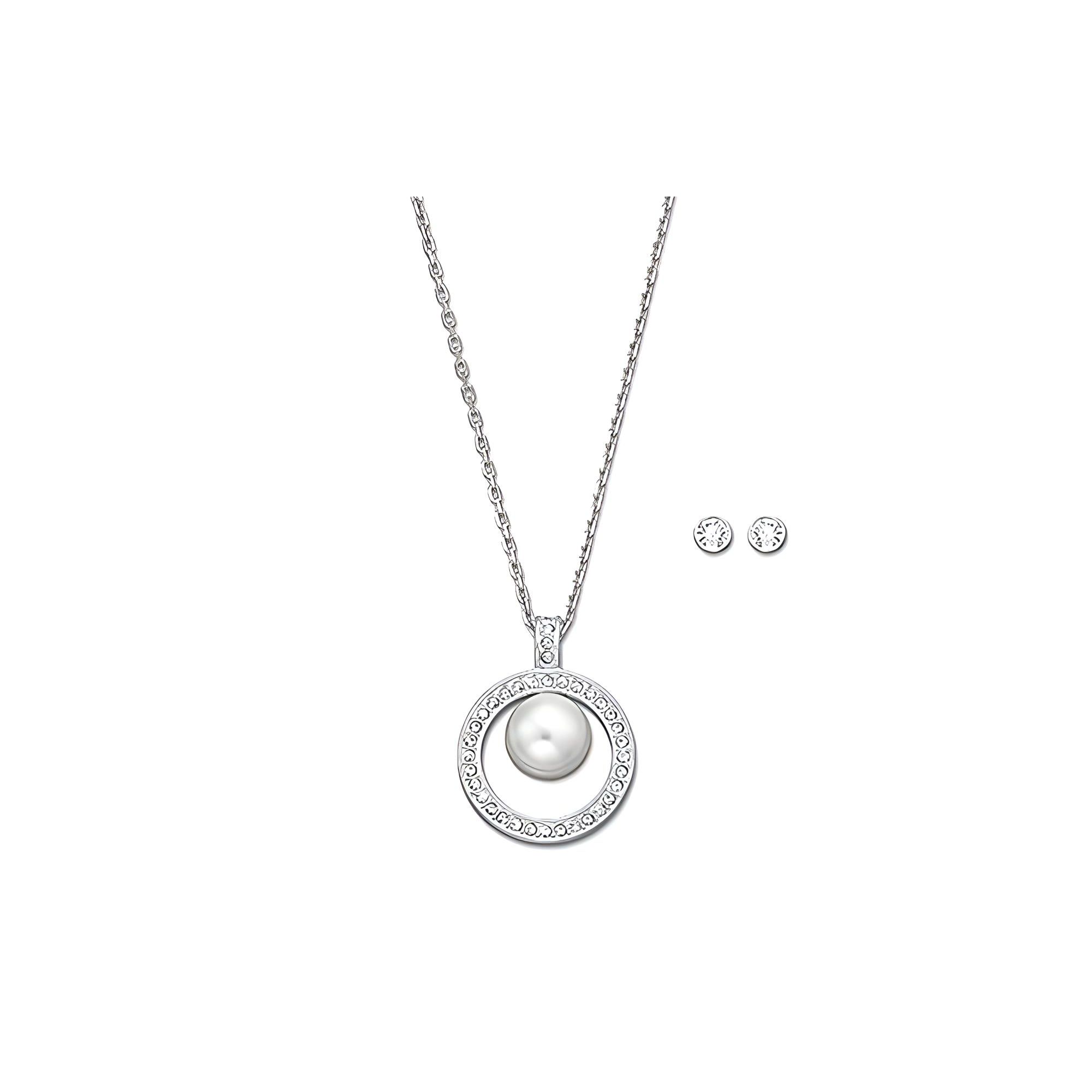 Swarovski Versatile Crystal Necklace Women necklaces 5048087 Silver,F