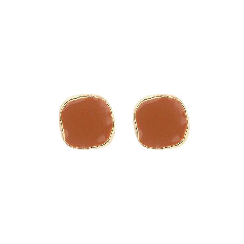 Korean Style Square Stud Earrings - Autumn/Winter Trend for Women
