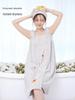 Women's Quick-Dry Coral Fleece Bathrobe - A-line Wearable Towel, Ideal for Home Use, Highly Absorbent, No Shedding, Summer Style.