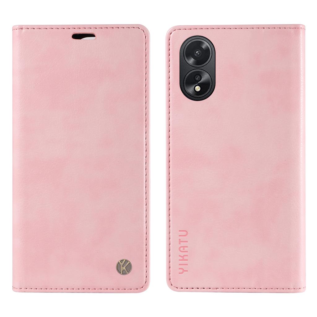 YIKATU YK-006 For Oppo A38 4G/A18 4G Case Leather Phone Cover with Card Slots Wallet