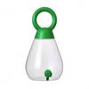 Dispenser Bevande a Goccia Manico Verde Caraffa Trasparente per Tè Freddo con Rubinetto