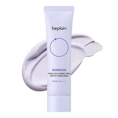 Be Plain Sunmuse Tone-up and Correcting Matte Sun Cream SPF50+ PA++++, 50ml, 1 Unit