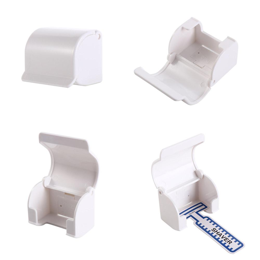 White Toothbrush Holder Free Punch Shaver Holder Brush Holder Men Razor Hanger  Toothbrush