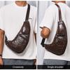 Men Cross Body Shoulder Sling Backpack Chest Bag Pouch Genuine Leather Casual Travel Retro Male Crossbody Messenger Side Bags