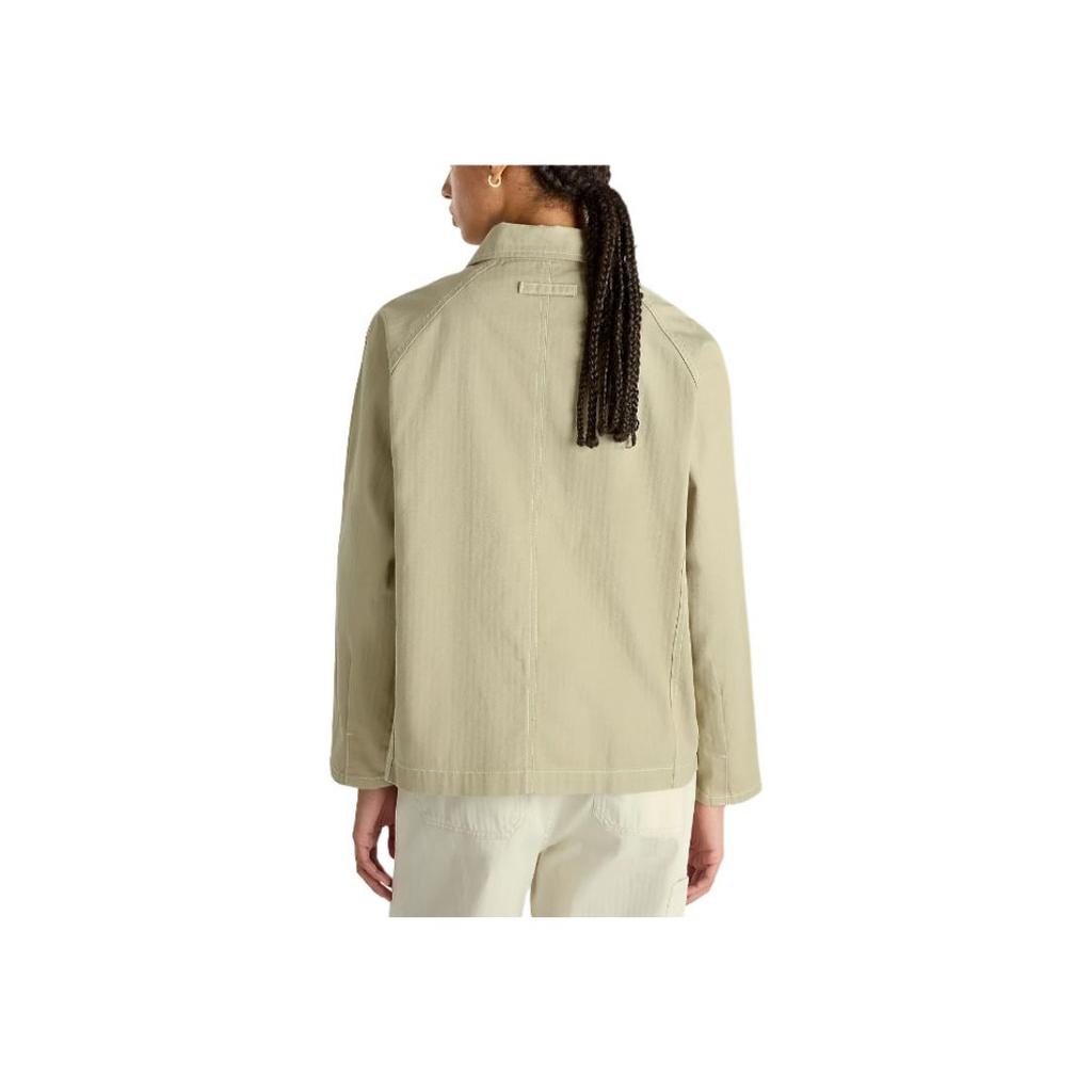 Vans Codey Utility Casual Multi-Pocket Single-Breasted Work Jacket Women Jackets Light-Brown VN000HJRD3Z