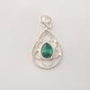 Malachite Gemstone 925 Sterling Silver Handcrafted Pretty Pendant 1.40" For Gift PP-19-17