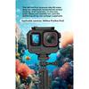 ABUO-For Insta360 Acepro2 Underwater Diving Protective Shell 263FT/80M Waterproof Dive Case With Universal Two-Card Holder