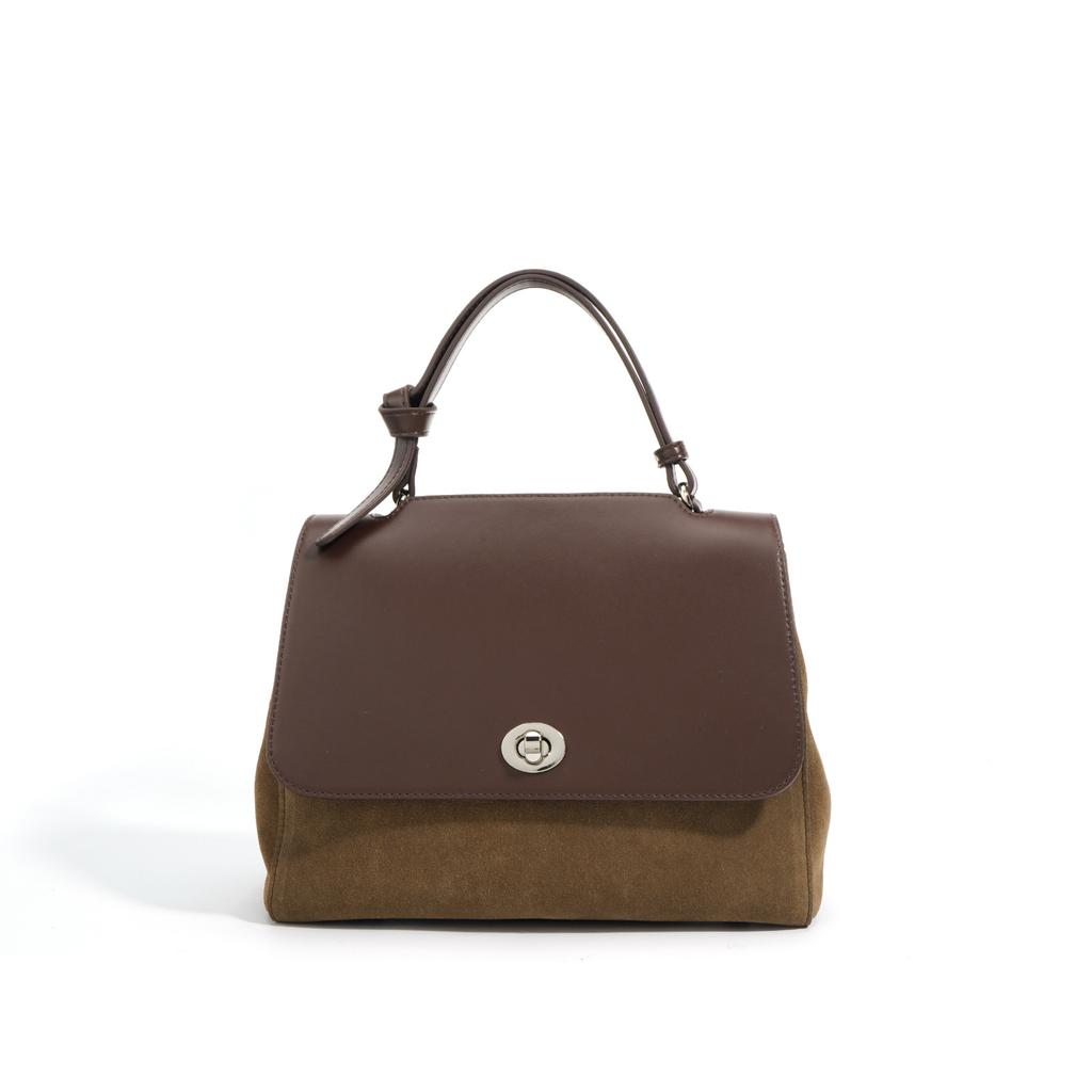 Leder Handtasche Modisch und Vielseitig Ein Schultertasche Crossbody Tasche Große Kapazität Temperament High-End Damen Tasche