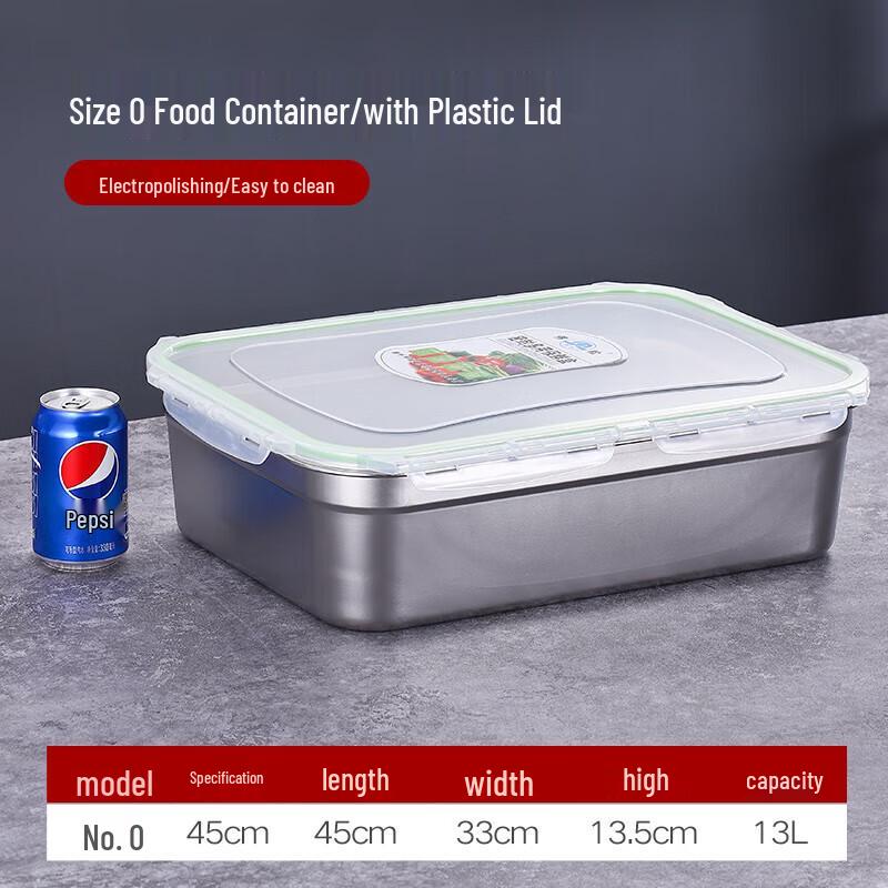 

Commercial Rectangular Steel Food Storage Box