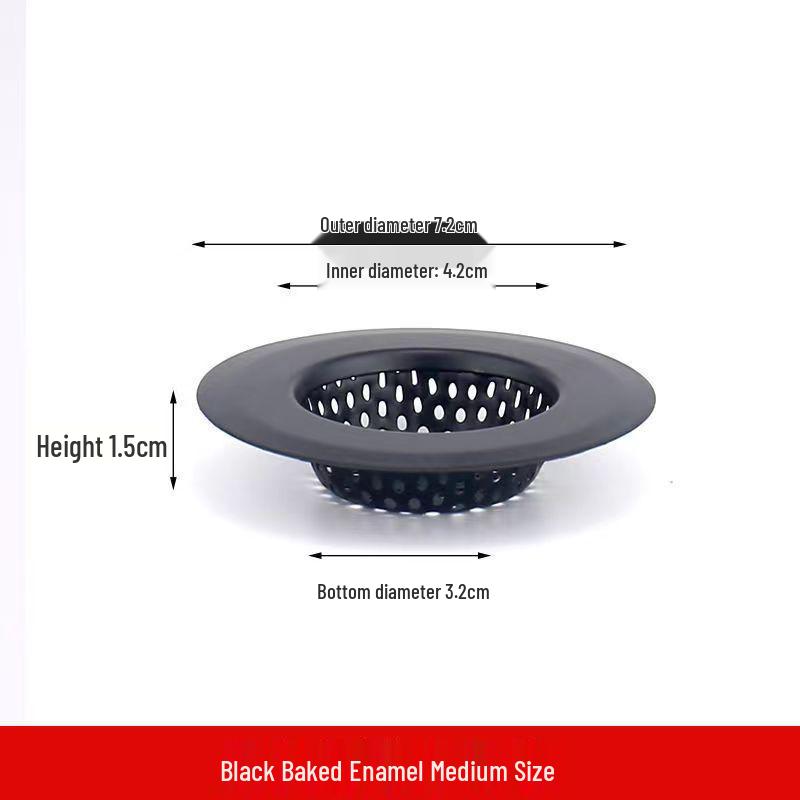 

Black Stainless Steel Kitchen Sink Filter Net for Vegetables and Residue