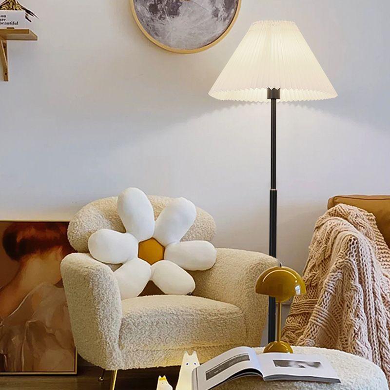 OEING Adjustable Nordic Pleated Floor Lamp