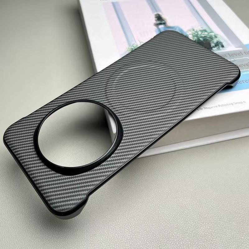 

Hard Carbon Fiber Pattern Magnetic Anti-Drop Phone Case For Honor Magic 8 7 6 Pro Lite Wireless Charging Slim Protect Back Cover For Magic 8 Pro