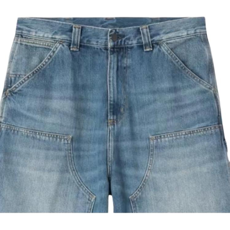 Carhartt WIP SS26 OG Double Knee Long Denim Shorts Unisex Shorts I037493-01-EX