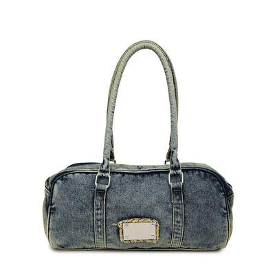 Women s 2026 Autumn Fashion Denim Shoulder Bag - Versatile, Large Capacity Handbag for Commuting