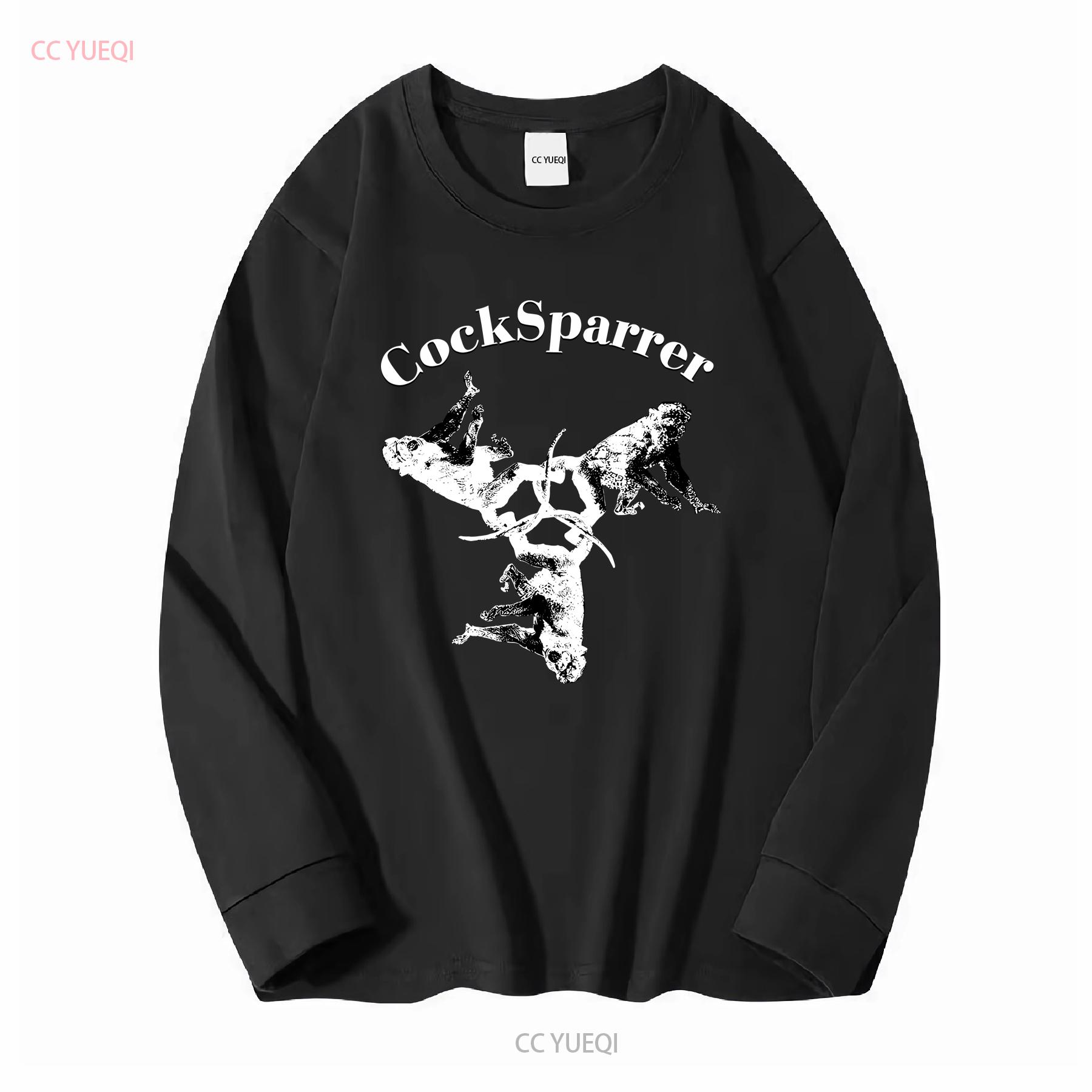 

COCK SPARRER TWO MONKEYS NEW BLACK T SHIRT long or short sleeves vintage Washed streetwear Breathable Stretched Slightly Unisex L