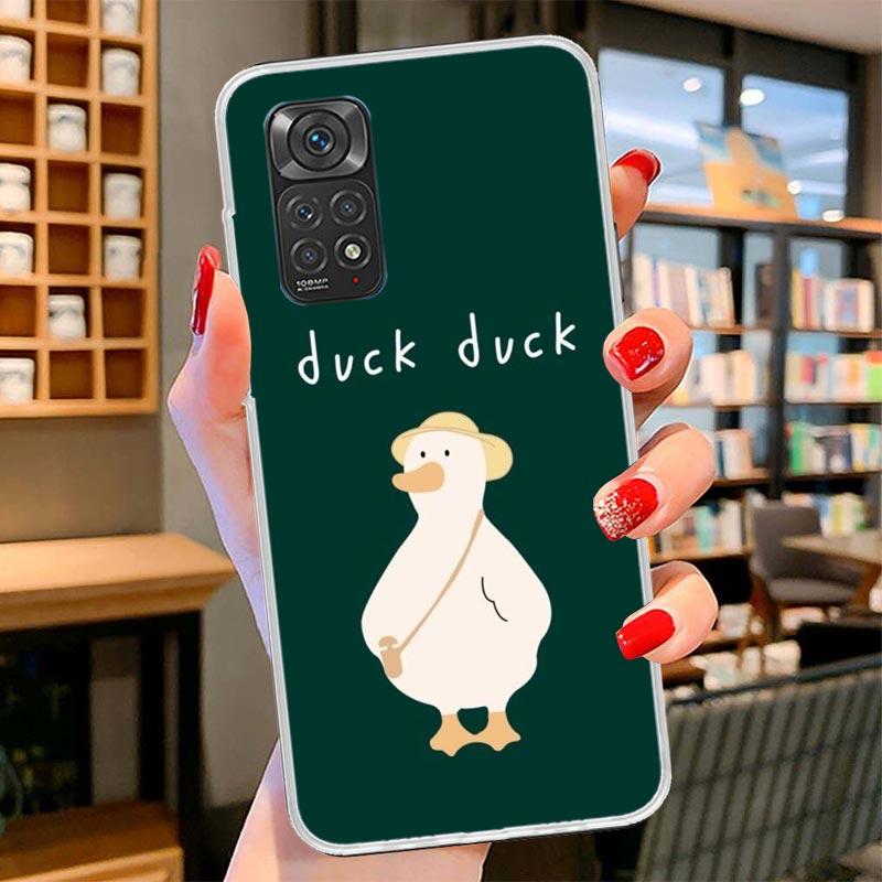 Cartoon Cute Goose Game Cover Phone Case For Xiaomi Redmi Note 15 14 13 12 11 10 Pro Plus 14S 12S 11S 11T 11E 10S Soft Fundas Sh