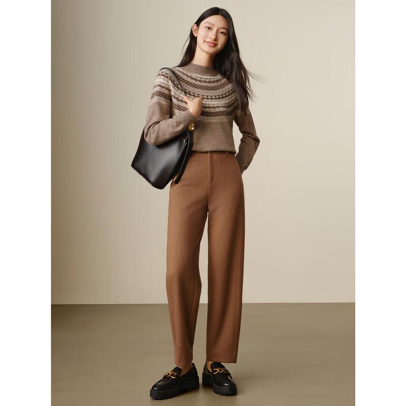 JUZI Anna & Co. Women's Maillard Wool Blend Tapered Pants