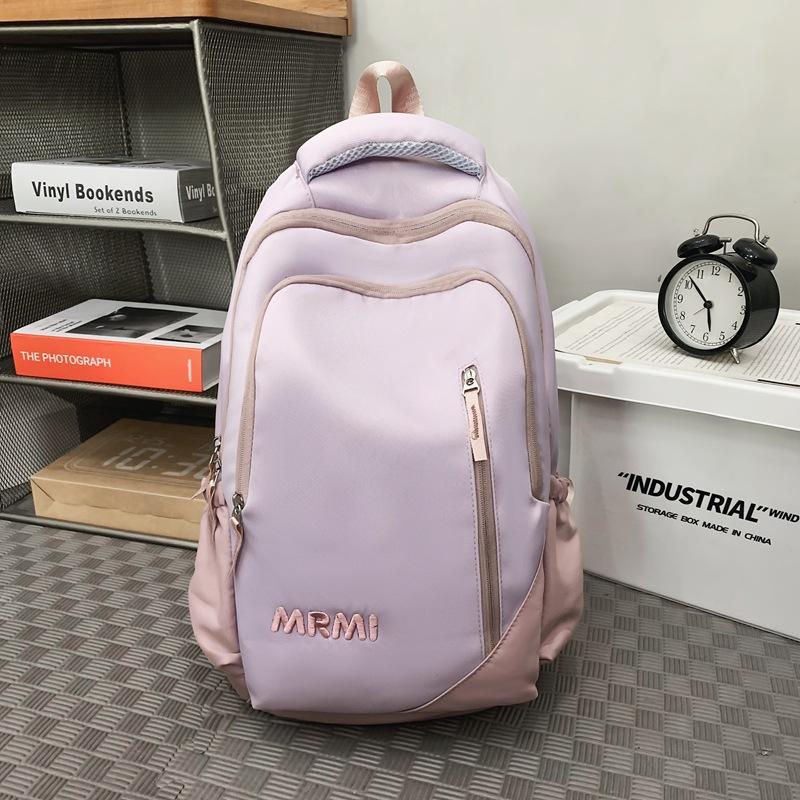 New Product Schoolbag Female Ins Large Capacity High School College Student Backpack Male Junior High School Student High School Student Backpack