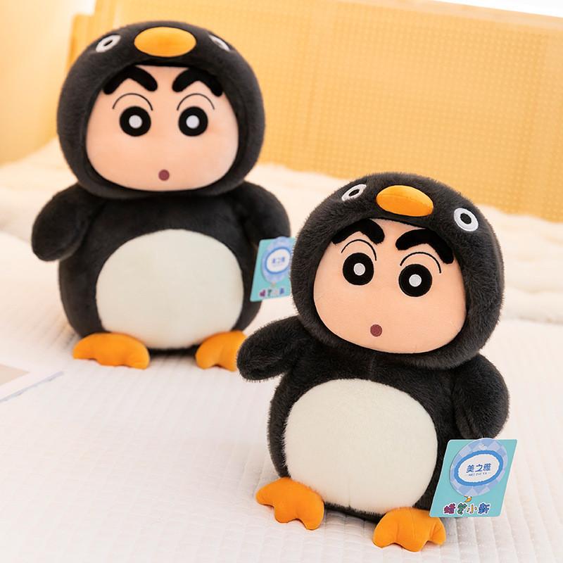 Crayon Penguin Shin Chan Plush Toy Animal Stuffed Doll Cartoon Kids Gifts Cute