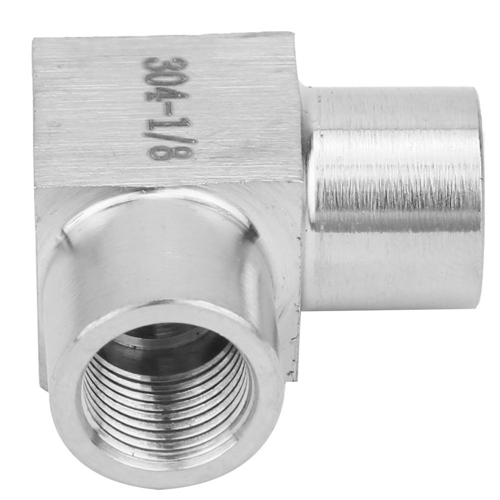 Raccord Coude Double Filetage Femelle BSPP Adaptateur Raccords de Tuyauterie Angle Droit pour Eau Huile