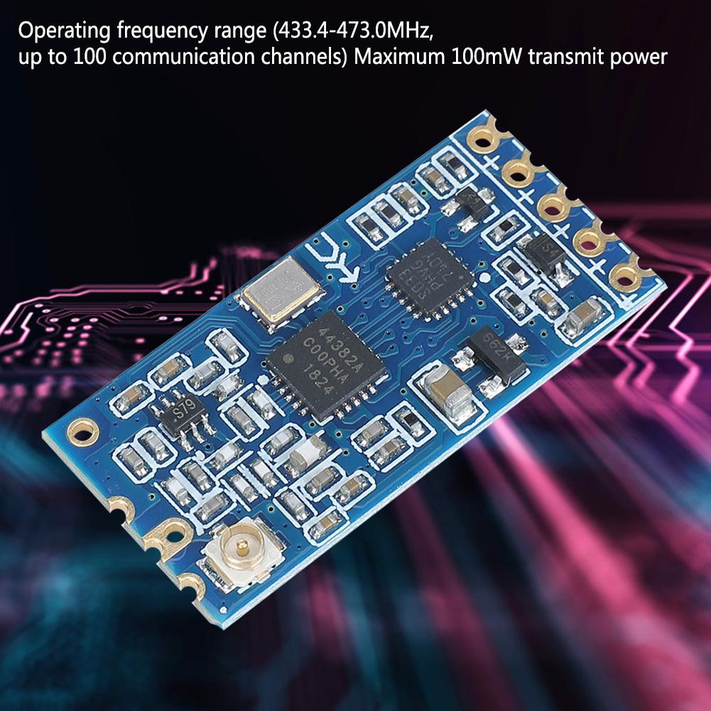 HC12 SI4463 Wireless Serial Port Module 1000m with Spring Shaped Antenna 433.4473.0MHz