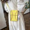 Women's bag 2025 new Korean version fashion baseball shoulder bag small fresh literary crossbody transparent small square bag tide