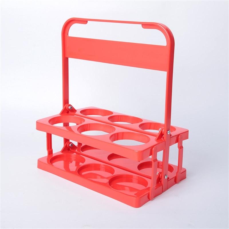 Beer Bottle Carrier Waterproof Drink Holder Plastic Material for Party Gathering