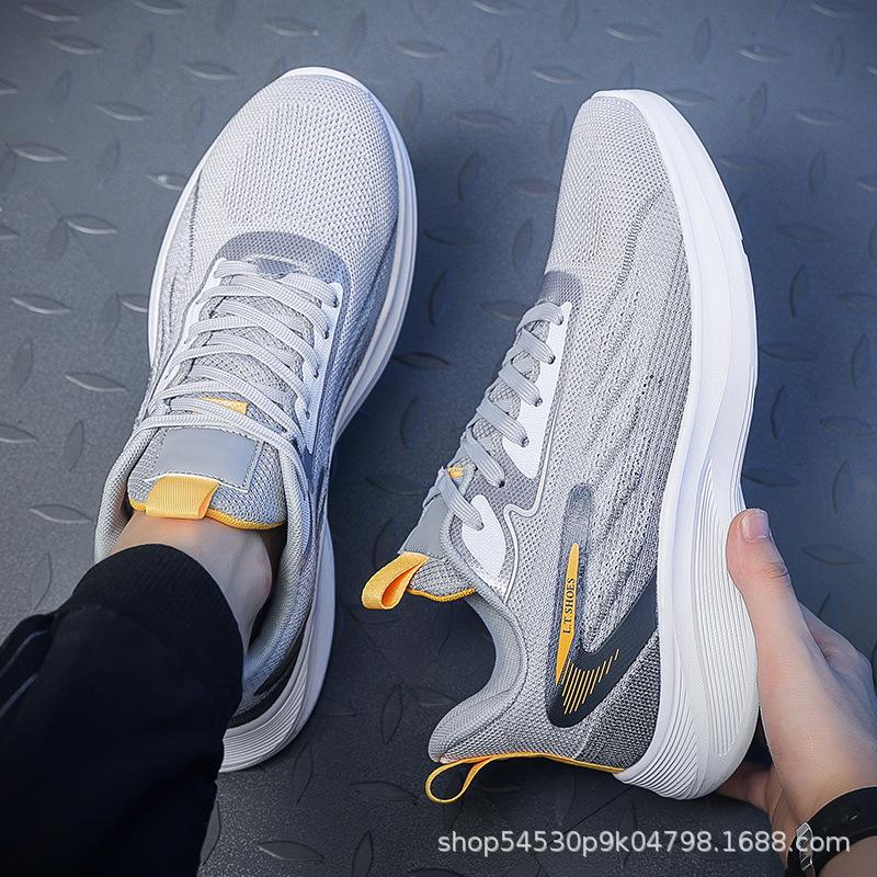 Sneakers Men's Summer 2025 New Running Mesh Shoes High School Entrance Examination Casual 48 Military Training 49 Shock Absorption 50 Large Size Runn