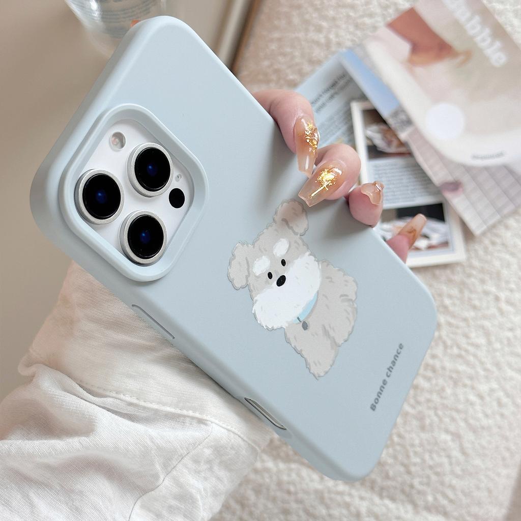 Cute Pet iphone16Phone case15Cute Dog17promax Applicable13Anti-Fall12Soft and Cute cartoon11Soft