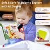 New 3D Visual Tail Cloth Book Rustle Sound Baby Tear Resistant Early Learning Educational Montessori Toys 0-12 Months Baby Gifts