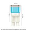 Automatic Mouthwash Dispenser Touchless Sensor Wall Mounted Mouthwash Dispenser with 2 Magnetic Cups 3   Dispensing  S Waterproof Refilla